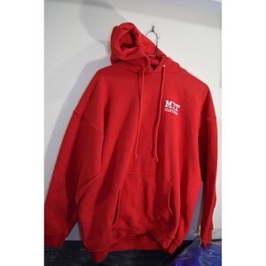 Vintage 90s MIT Massachusetts Ultimate Frisbee Hoodie Sweatshirt MENS XL